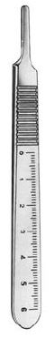 [00021125] 07103-01: Scalpel handle, no. 3, graduated