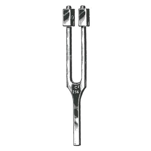 [00021682] 45070-02: Hartmann Tuning fork, with mute, C1, 256