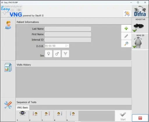 [00022369] DI 14060X-EASY: Nystagmography software Disoft II Easy Line : Basic module