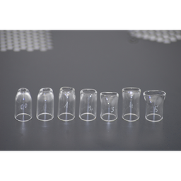 [00003213] ADI 120016 : Set of 7 glass nose tips for rhinomanometer, fig. 00 to 5