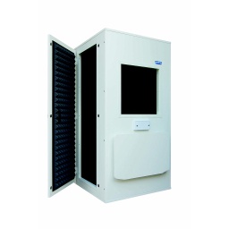 [00022634] P25W-COMPLETE : PRO 25 soundproof booth
Outside dimensions 96 x 96 x 197 cm, containing external folding table