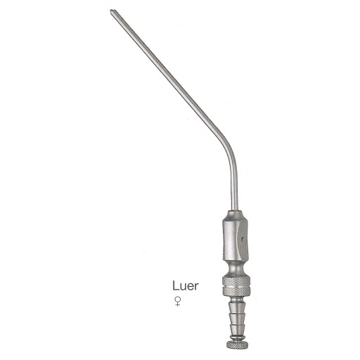 [00031040] 41297-06: Frazier/Fergusson Suction tube, 19 cm long, 75°, 6 French