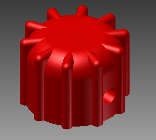[00031164] ADI 140565 S: Red button for VNG Nysstar II