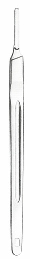 [00031379] 07107-01 : Scalpel handle, no. 7K, standard