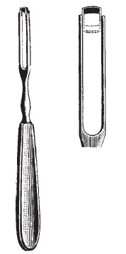 [00031426] 47390-05 : Ballenger Swivel knife, straight, 19 cm long, blade 5 mm wide