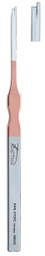 [00031524] S488505-09: Micro-osteotome, straight, with protection and guide pin, 2.2 mm wide, 18 cm long