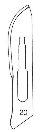 [00031603] 07120-00: Scalpel blades, sterile, box of 100 fig. 20