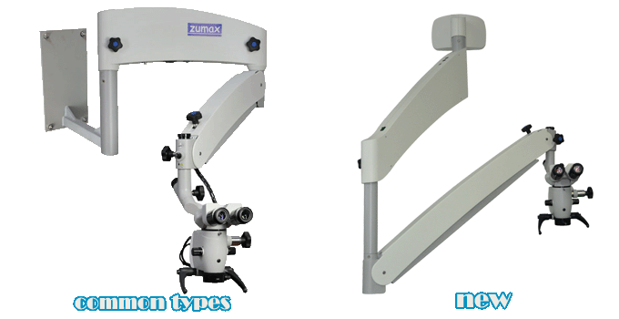 [00032044] DI 301107 : Difra ENT LED microscope, with full HD video camera, with 950 mm second arm, wall mount, installation included