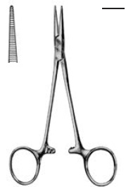 [00032786] 13220-14 : Halsted-Mosquito Artery forceps, standard pattern, 14.0 cm long, straight